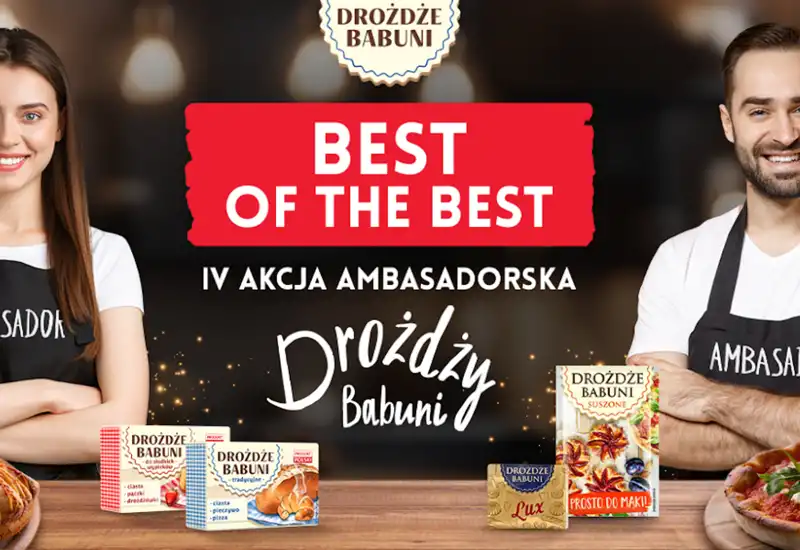 Ambasadorzy Drożdży Babuni - Best of the Best - akcja promocyjna dla miłośników wypieków